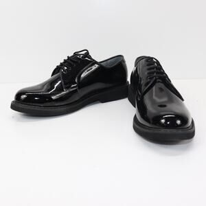 LawPro S87-100 Hi-Gloss Dress Oxford Shoes Black Mens Size 7 M